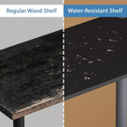 Libreria aperta alta a 5 ripiani, vari colori, per adulti