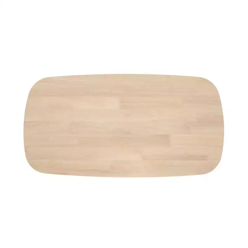 Consolle a 2 ripiani in legno naturale marrone per 1