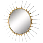 Specchio da parete Gold Sunburst, 55", singolo
