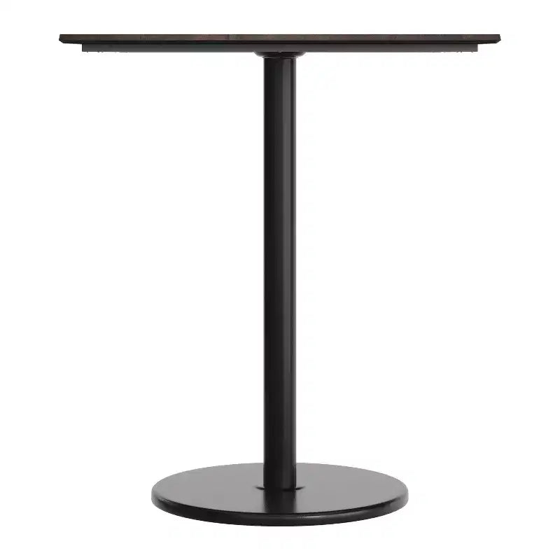 Tavolo da pranzo quadrato altezza bar, 4 posti, multicolore
