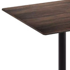 Tavolo da pranzo quadrato altezza bar, 4 posti, multicolore